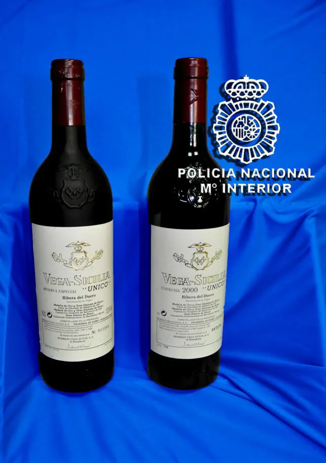 Detenido por robar dos vega sicilia