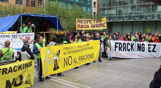 Las protestas contra el fracking llegan a Bilbao