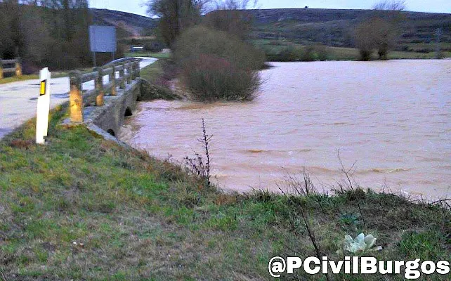 Castilla y León Burgos: Prosiguen las crecidas de los ríos del Duero