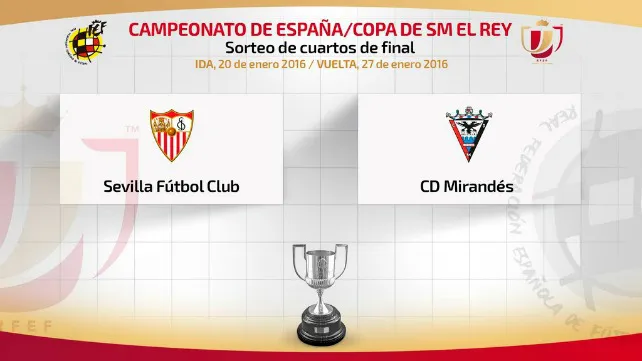 Deportes Burgos: El Mirandés buscará la seminfinal contra el Sevilla