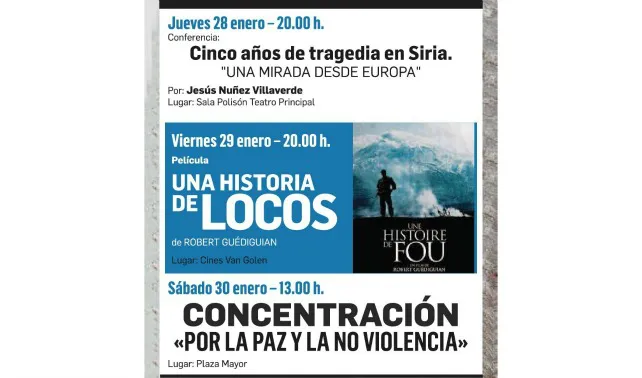 Cultura Burgos: Red Alternativa de Grupos celebra el Día de la Paz