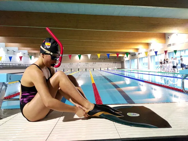 El Tizona crece con una sección de natación con aletas