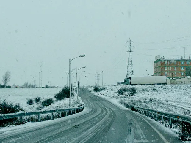 carretera Burgos: Desactivada la alerta por nieve en las carreteras