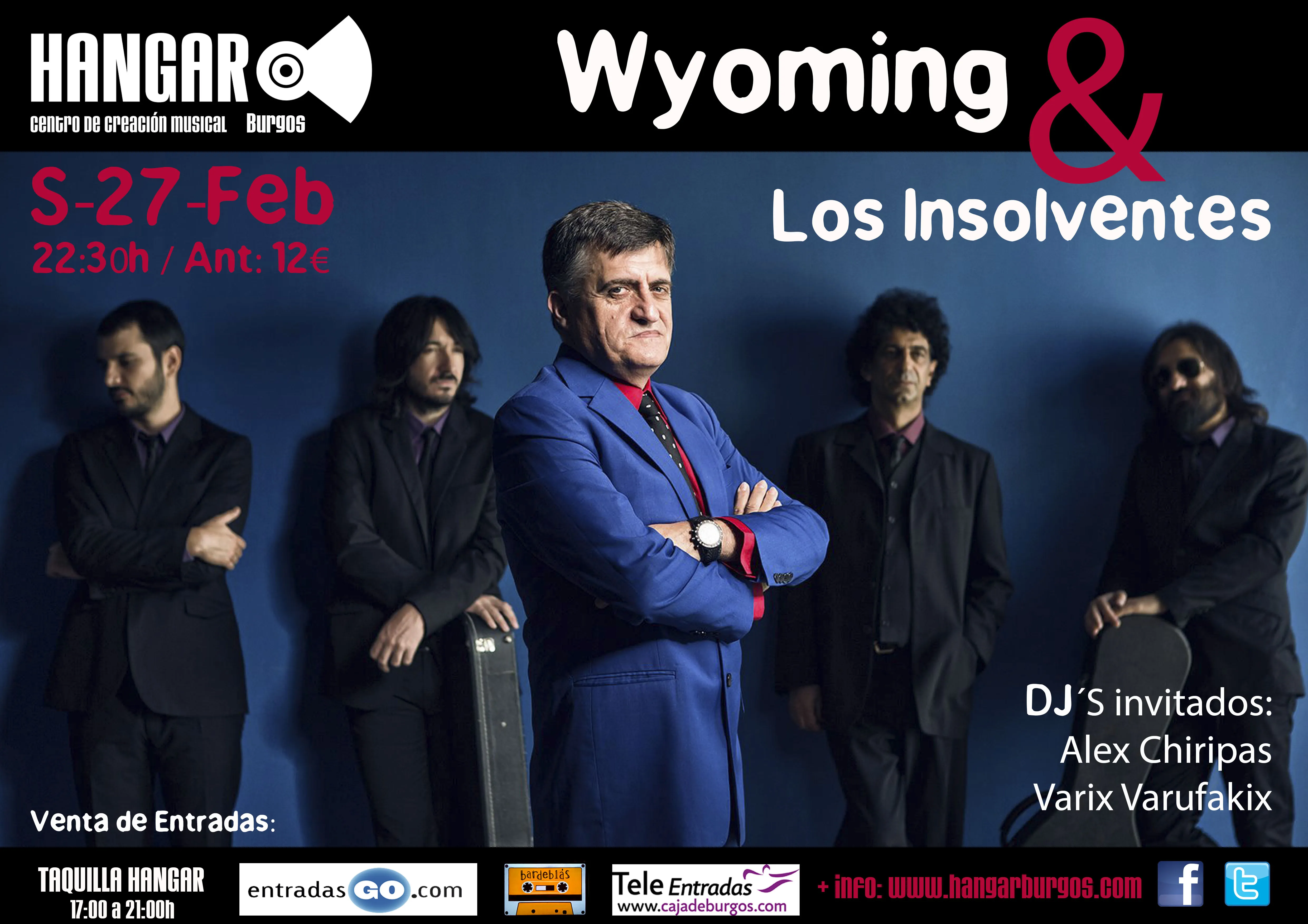 Wyoming & Los insolventes, en El Hangar