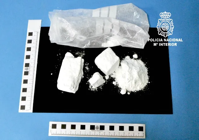 Detenido con 161 gramos de cocaína