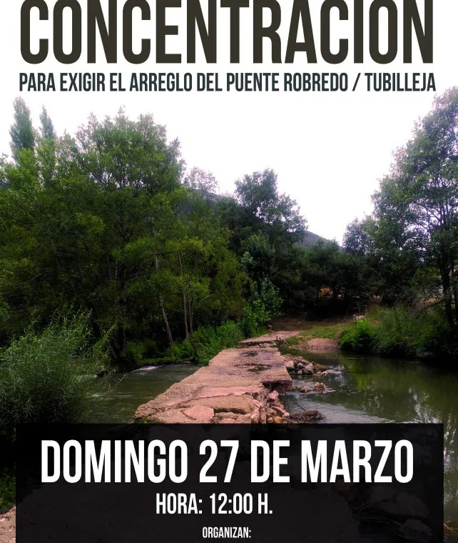 Zamanzas y Los Altos se unen pidiendo un arreglo para el Puente de Robredo