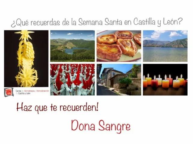 El Centro de Hemoterapia y Hemodonación de Castilla y León recuerda que la solidaridad también es necesaria en Semana Santa