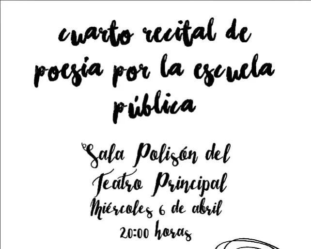 Recital de Poesía por la Escuela Pública