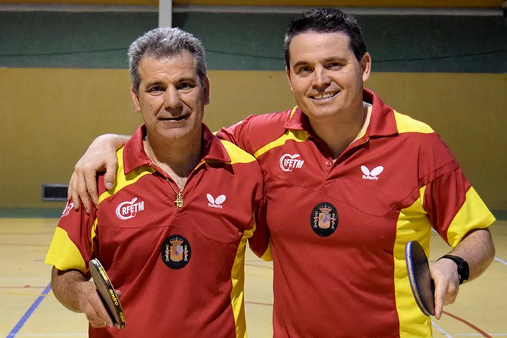 Dos burgaleses en el Mundial de veteranos de Tenis de Mesa