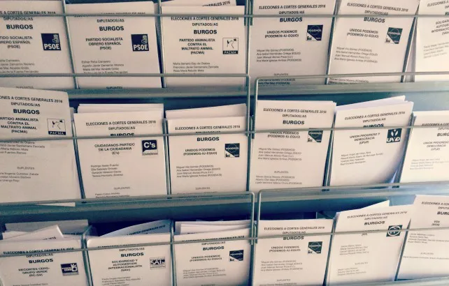 La participación en la provincia de Burgos se hunde, pero menos que la nacional