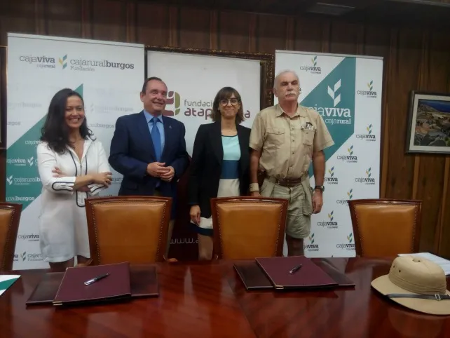 Fundación Caja Rural Burgos aporta 14.000 euros al programa de ayudas de Fundación Atapuerca