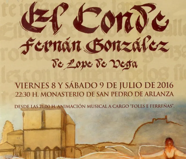 ‘El Conde Fernán González’ vuelve un año más a San Pedro de Arlanza