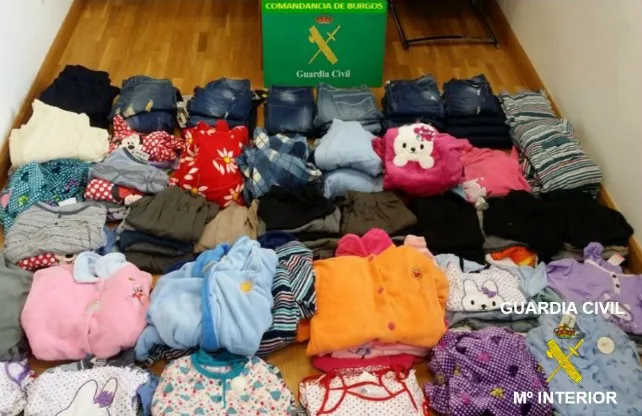600 prendas de ropa intervenidas en Medina