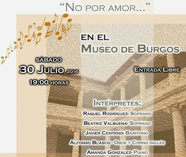 No por amor..., recital benéfico en la UBU