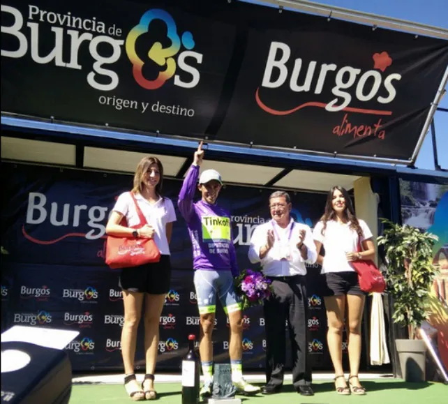 El segundo de oro de Contador en la Vuelta a Burgos