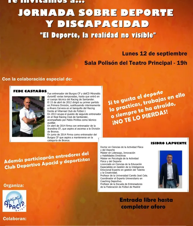 Se celebra una Jornada sobre Deporte y Discapacidad