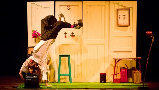 La obra teatral ‘Payaso’ en el Museo de la Evolución