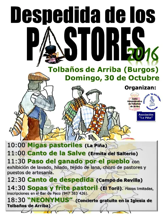 Tolbaños de Arriba celebra la Despedida de los Pastores