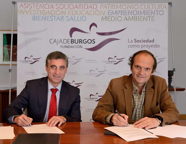 La Fundación Caja de Burgos y el Burgos CF renuevan el programa de inclusión social ‘Juntos’ en el estadio El Plantío