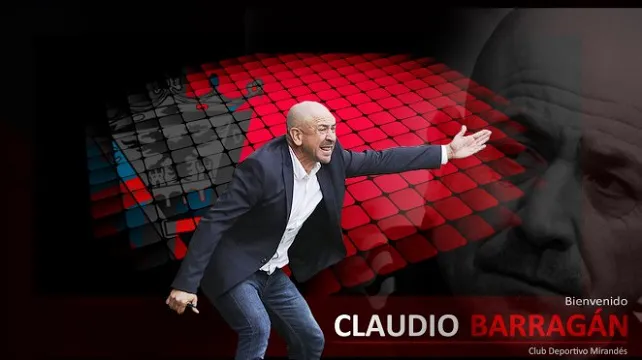 Claudio Barragán, nuevo entrenador del Club Deportivo Mirandés