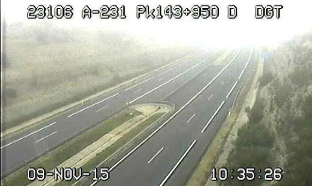 Alerta por niebla en la provincia