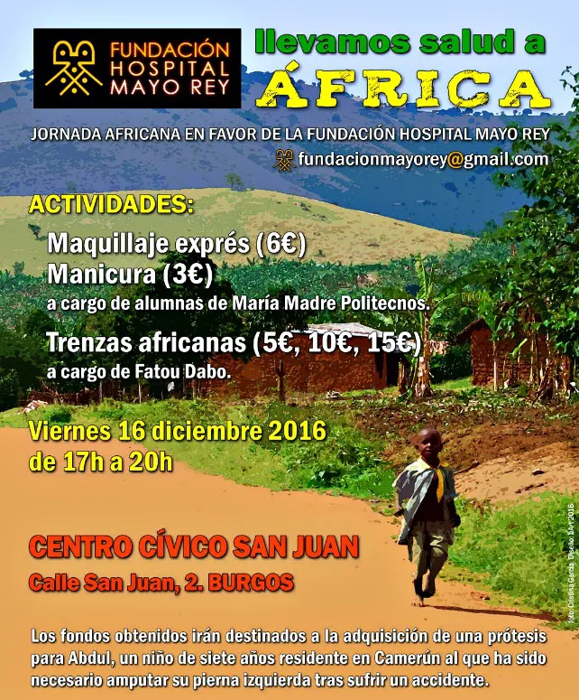 Acto solidario organizado por Mayo Rey