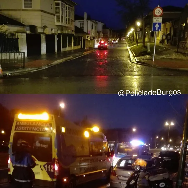 Una mujer herida en accidente de tráfico