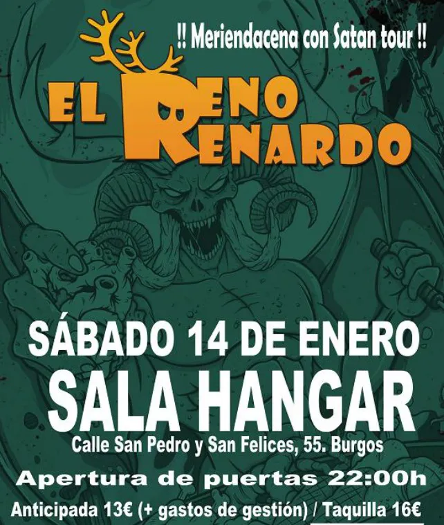 Concierto de El Reno Renardo en El Hangar