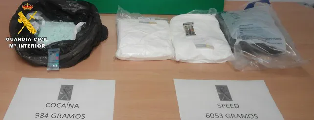 Entra en prisión al incautarle siete kilogramos de speed y cocaína
