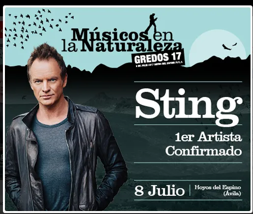 Sting y Amaral se reencuentran con Gredos