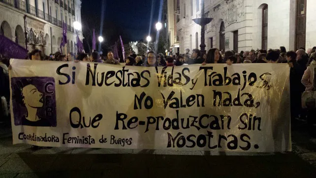 1.500 personas se han manifestado en Burgos por los derechos de las mujeres
