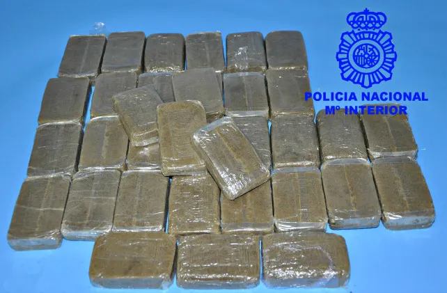 Detenido un sujeto que portaba 3,6 Kg de hachís