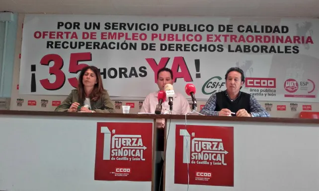 Las centrales Sindicales se movilizarán para exigir el regreso de las 35 horas semanales de los empleados públicos