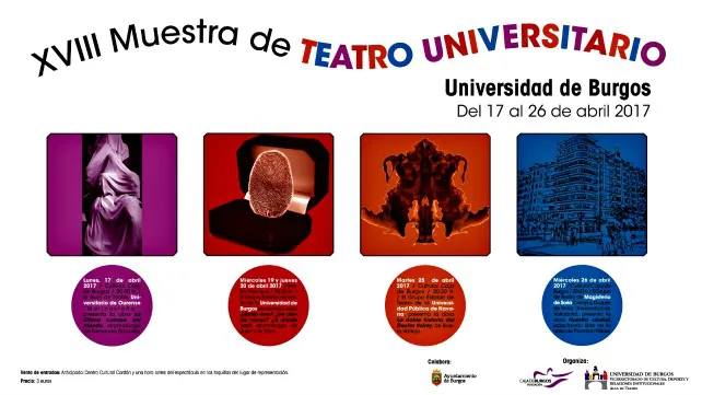 El Grupo de Teatro de Magisterio de Soria. Campus Duque de Soria pondrá fin a la XVIII Muestra de Teatro Universitario