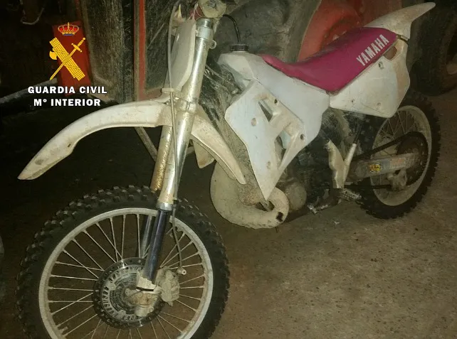 Sucesos Burgos: La Guardia Civil recupera una motocicleta sustraída en agosto pasado en Guipúzcoa
