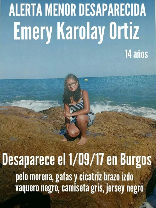Sucesos Burgos: Encuentran en buen estado a la menor de 14 años desaparecida