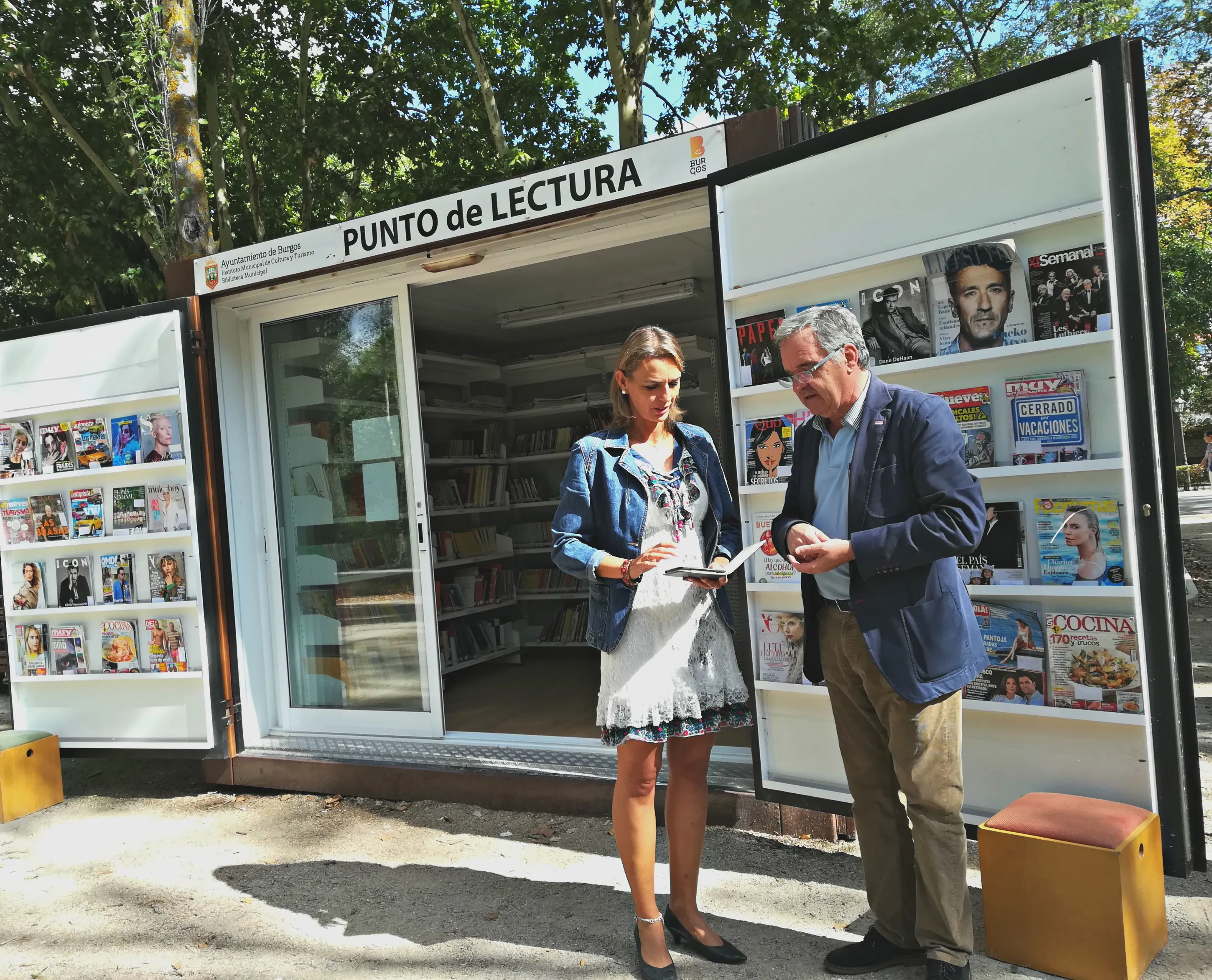 Local Burgos: El Ayuntamiento incorpora puntos de lectura en los Centros de Salud