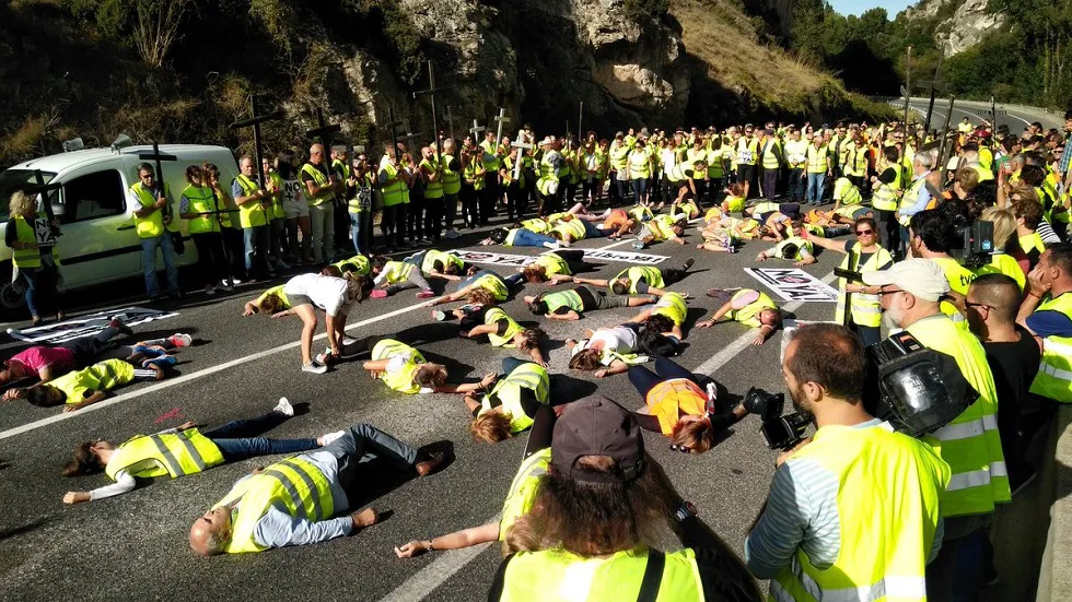 Actualidad Burgos: La Plataforma de afectados por la N-1 pide soluciones urgentes para esta carretera