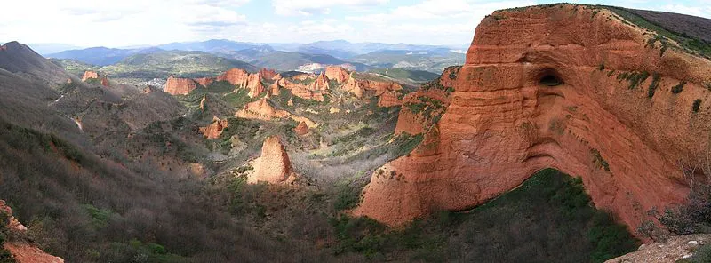 Patrimonio CyL Burgos: Las Médulas, montañas del oro romano en León