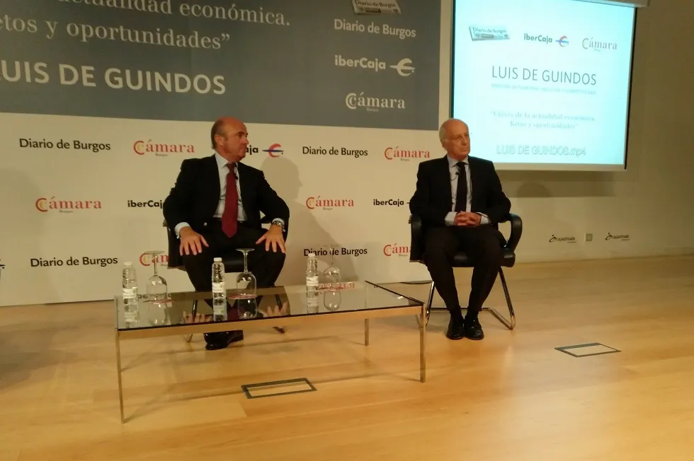 Política Burgos: De Guindos: La independencia de Cataluña no va a tener lugar