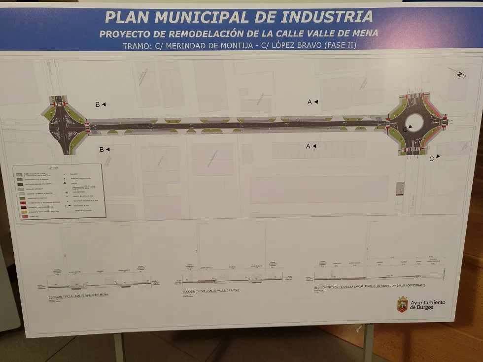 Actualidad Burgos: El Ayuntamiento invertirá 1,5 ME para urbanizar la calle Valle de Mena en el polígono de Villalonquéjar