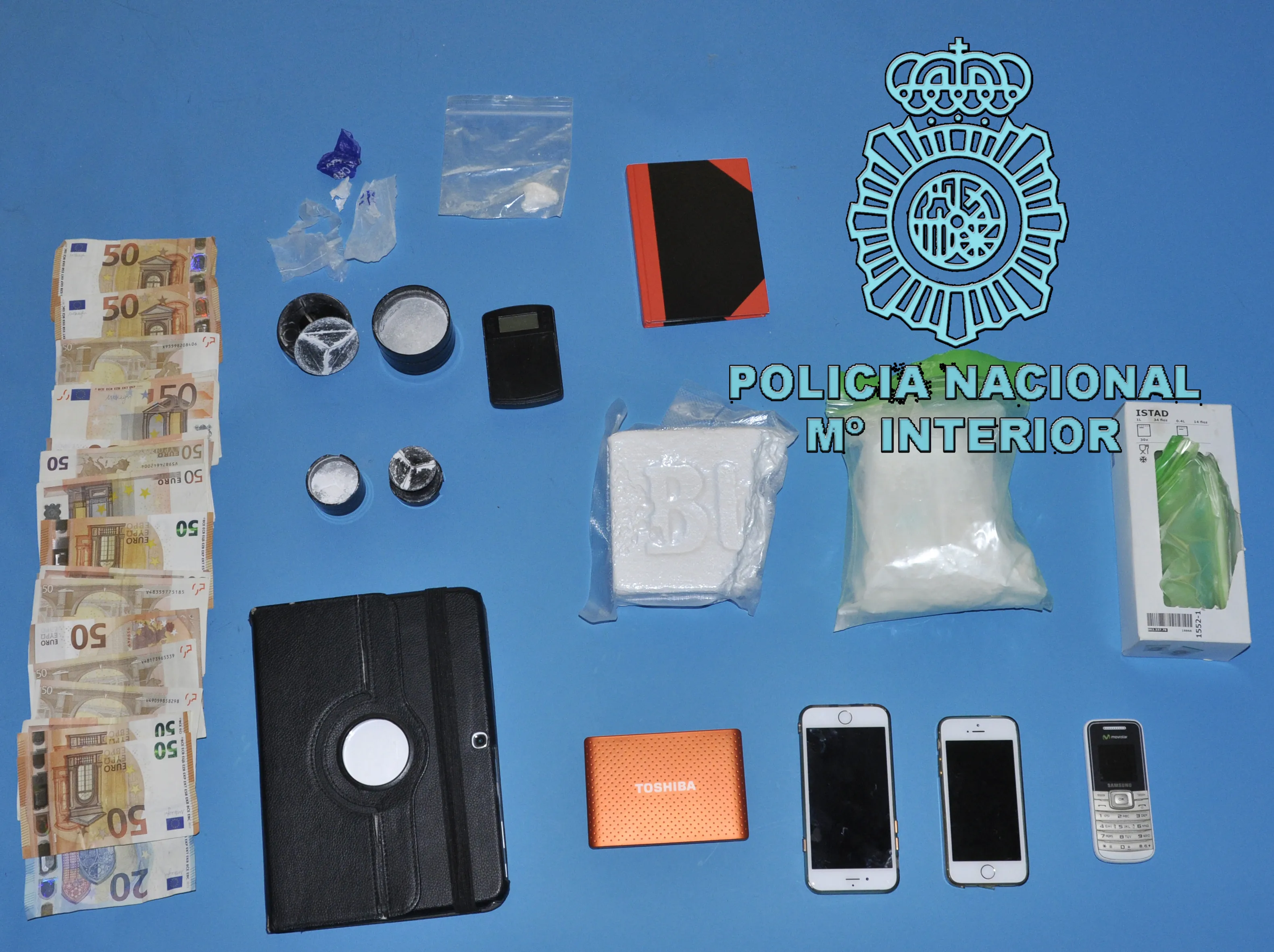Sucesos Burgos: La Operación Pack se salda con dos arrestados y la incautación de 1 kg de cocaína