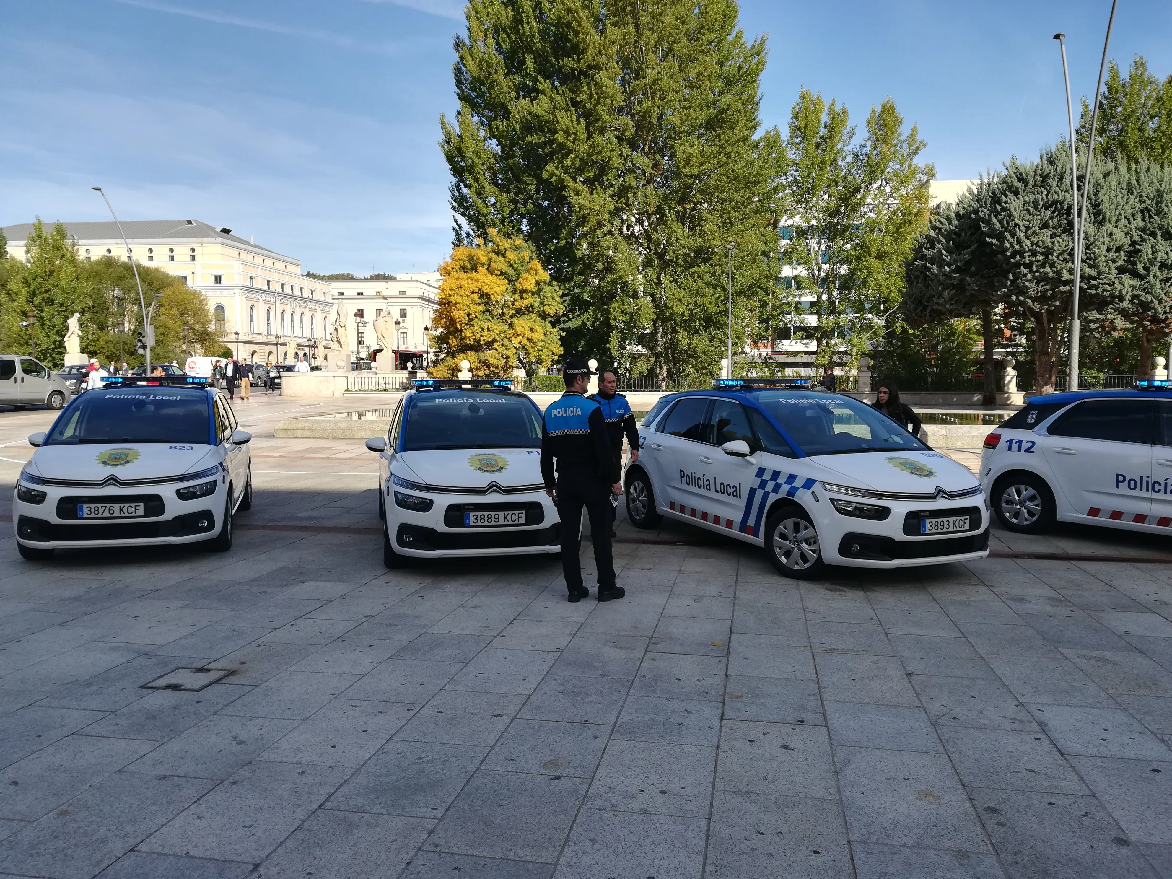 Local Burgos: La Policía Local incrementa su flota con cinco nuevos vehículos