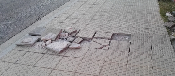 El Ayuntamiento de Burgos realizó 115 actuaciones en aceras y calles en el primer trimestre del año