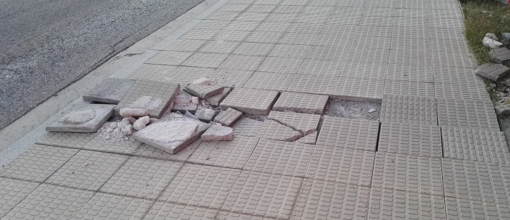 El Ayuntamiento de Burgos realizó 115 actuaciones en aceras y calles en el primer trimestre del año