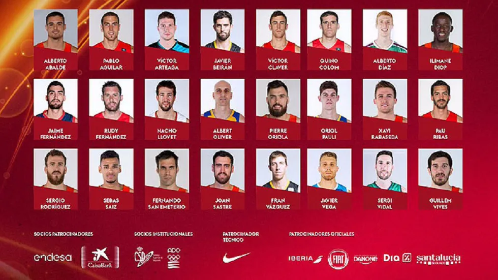 Deportes Burgos: Javi Vega y Sebas Saiz en la preselección de España para las ventanas FIBA