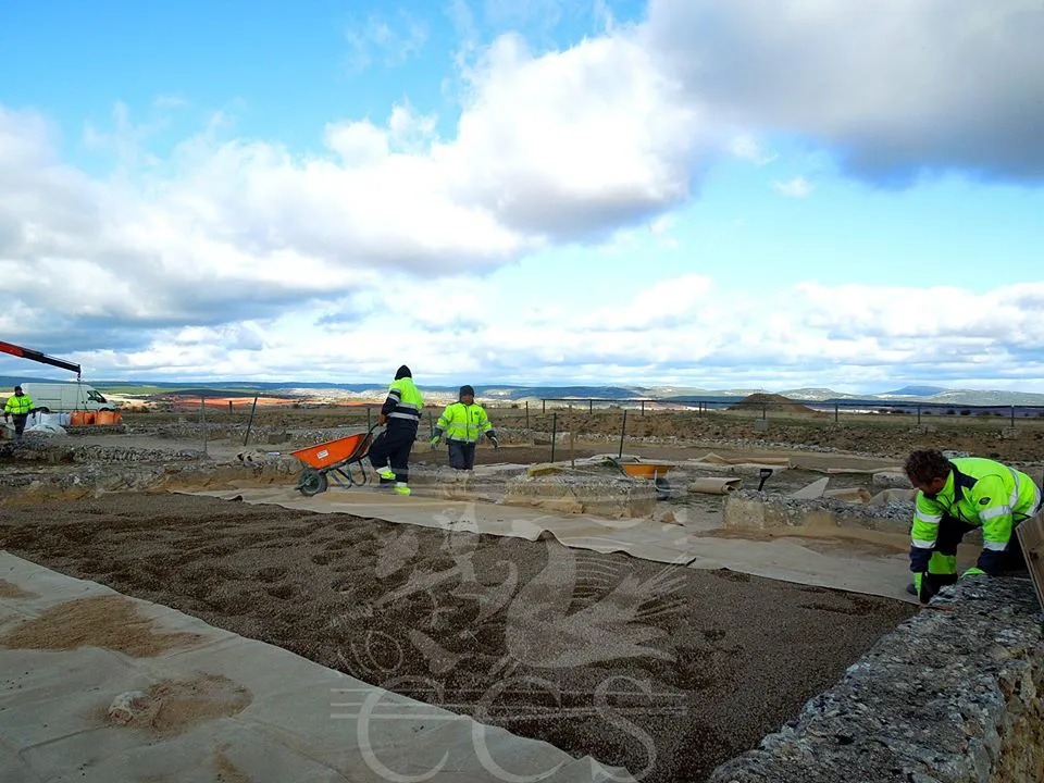 Provincia Burgos: Los yacimientos de Clunia se preparan para el invierno
