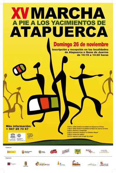 Provincia Burgos: Los Yacimientos de Atapuerca acogen la XV marcha a pie