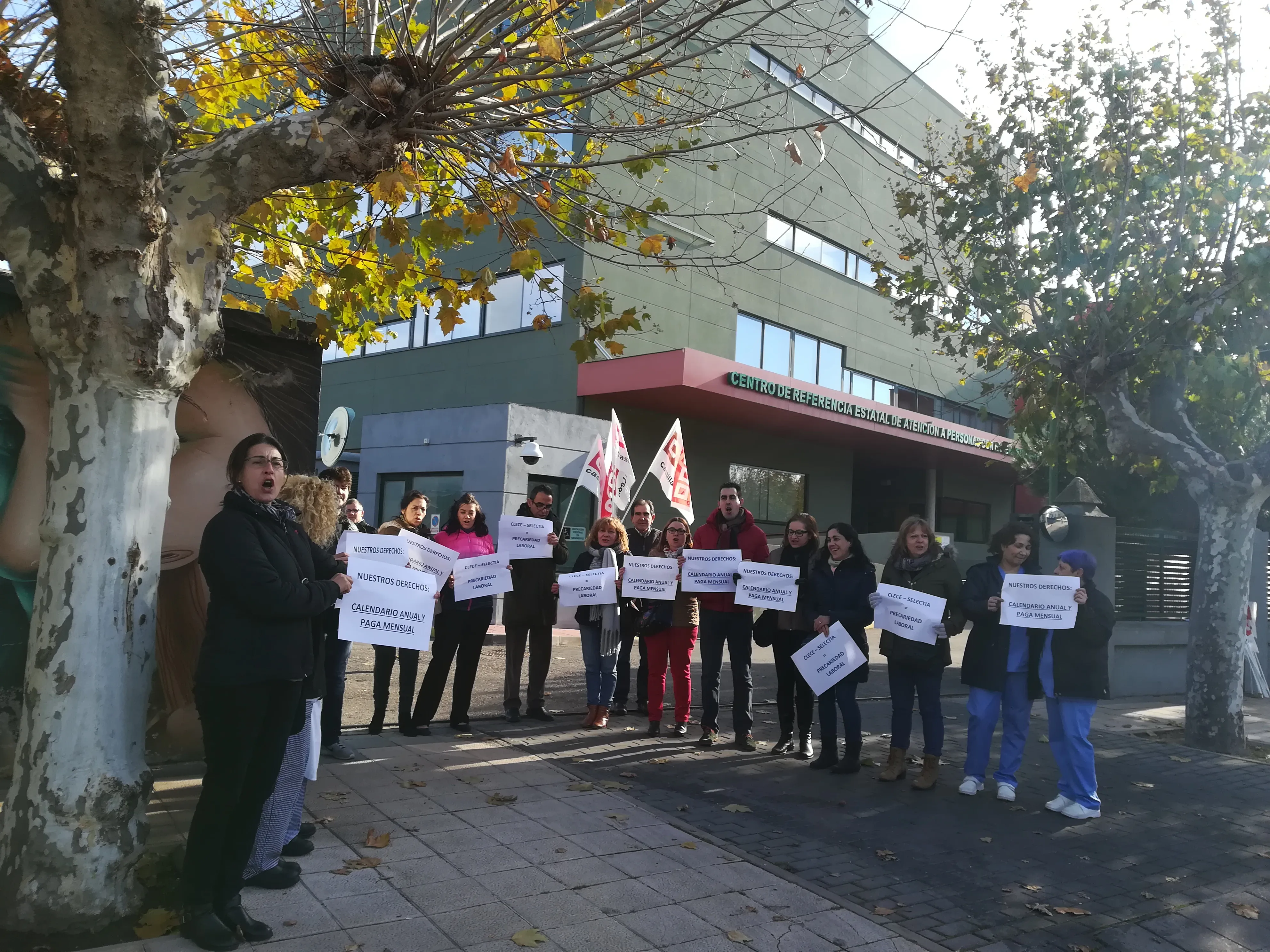 Economía y Empresa Burgos: Trabajadores del CREER salen a la calle para reclamar sus derechos laborales