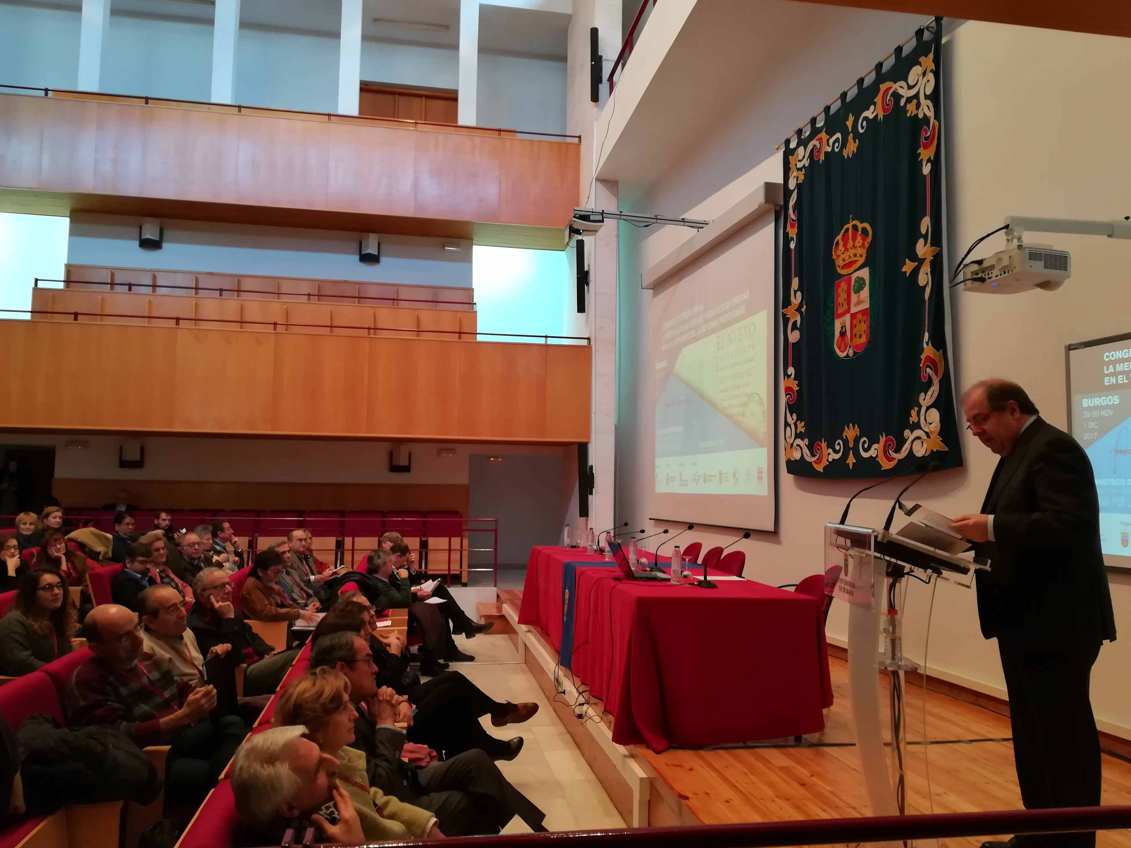 Local Burgos: Herrera destaca el europeismo de Castilla y León en el Congreso de Francisco de Enzinas